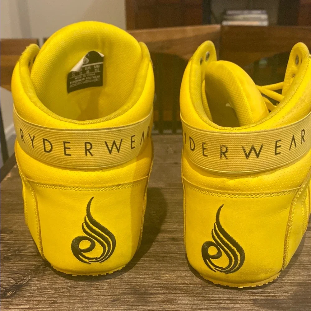 COPY - Ryderwear Men's Yellow High-Top Sneakers - Picture 3 of 7